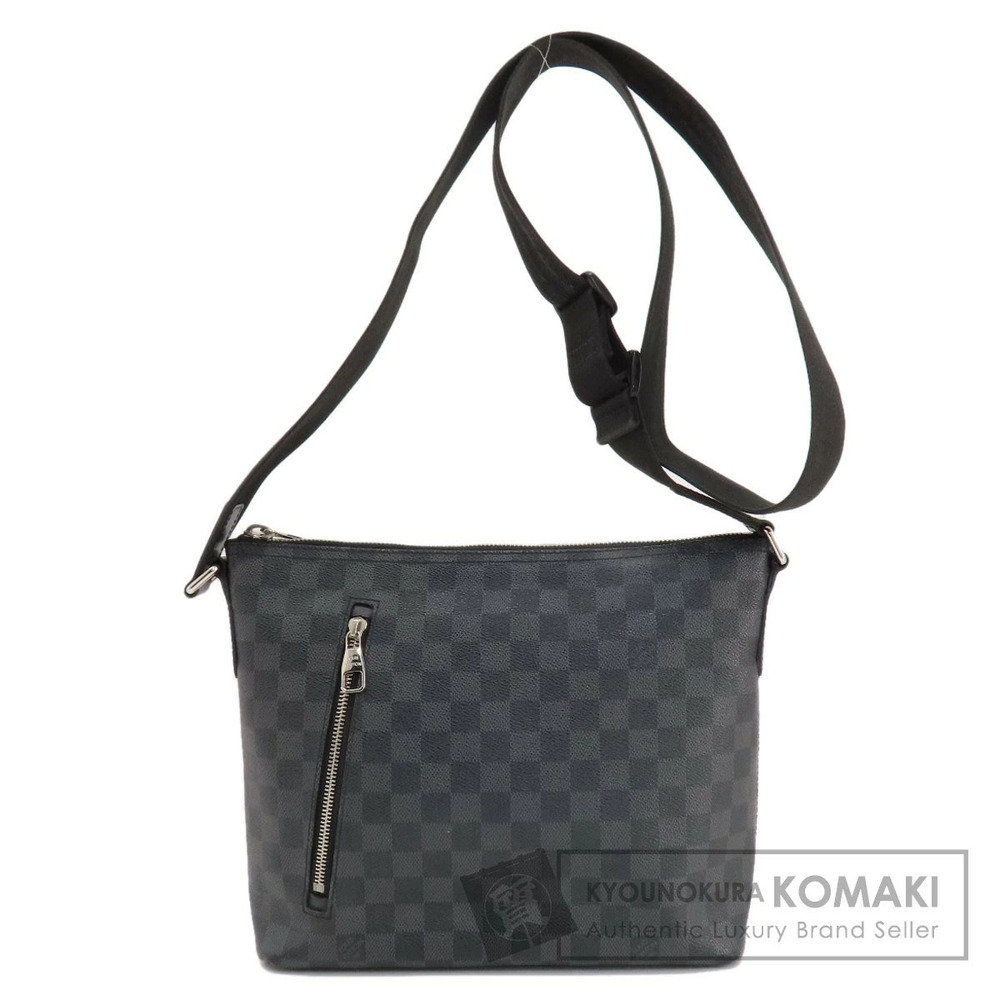 Louis Vuitton Mick Damier Graphite Black Shoulder Bag Canvas